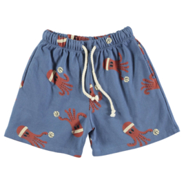 Lotiekids | Bermuda shorts Octopus all over | Blue