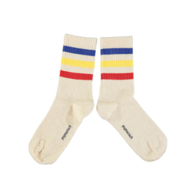 Piupiuchick tube sokken Off white gestreept