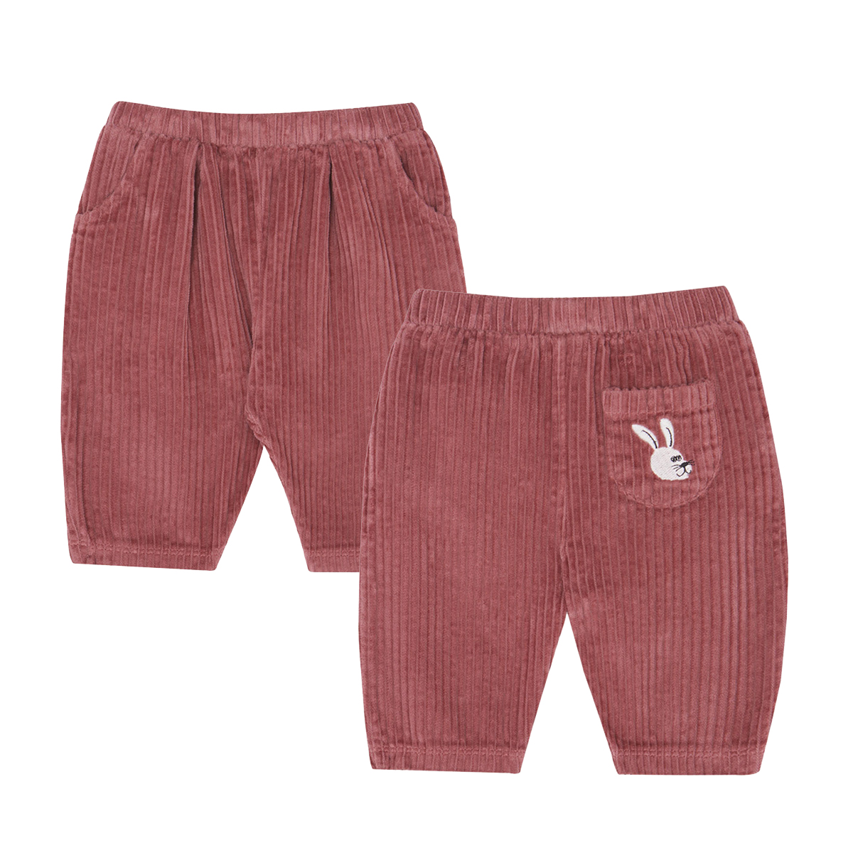 The Campamento Purple Corduroy baby trousers