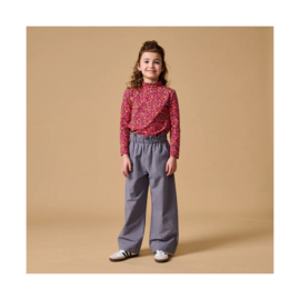 Petit Blush Turtle Neck  -  Winter Flowers A.O.P.