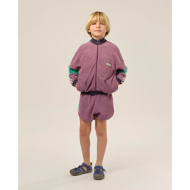 The Campamento Purple Color Block Shorts