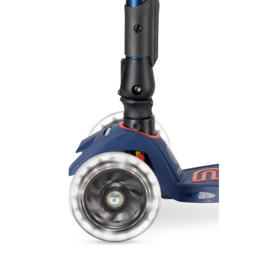 Inklapbare Micro Step Maxi Deluxe - Marineblauw LED | 5-12 jaar