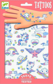 Djeco tattoos Unicorns DJ09575