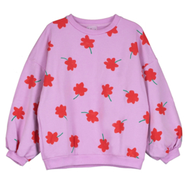 Lotiekids sweatshirt Poppies - Verbena