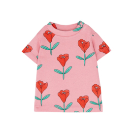 The Campamento | Tulips allover baby rib T-shirt