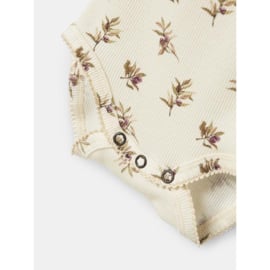 Lil Atelier | Newborn | Gavo Els body Turtledove Olive a.o.p.