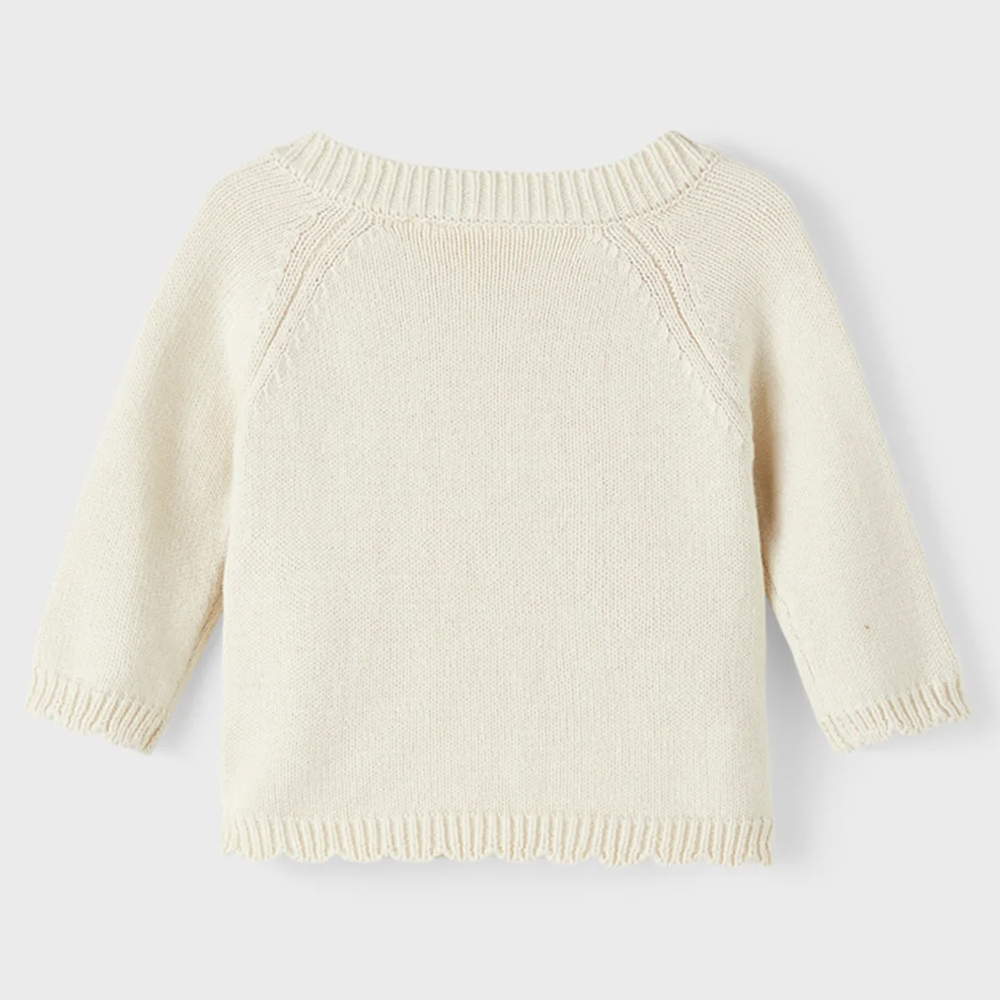 Lil Atelier newborn wikkelvestje Laguna  -  Turtledove wit