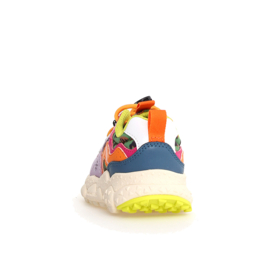 Flower Mountain kindersneakers Yamano Junior - Green Bottle-Raspberry-Orange