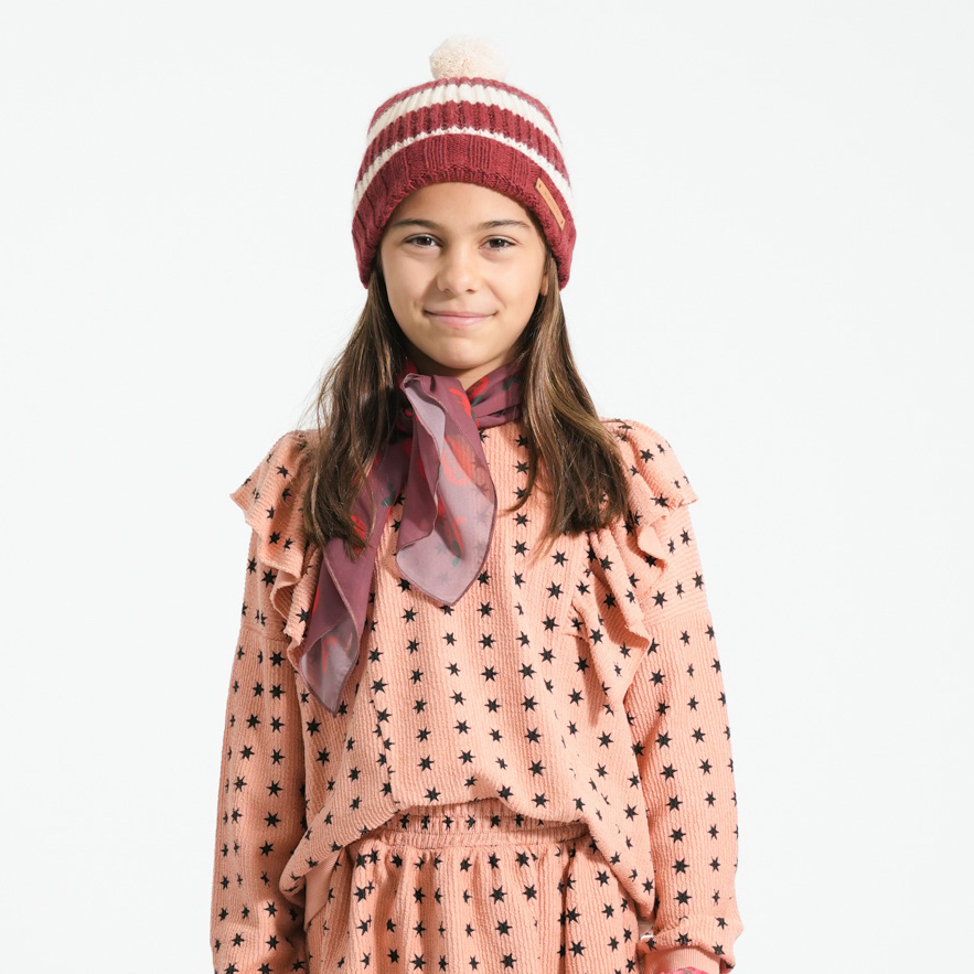 Piupiuchick Roze Sweater met Sterretjes