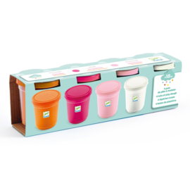 Djeco vier potten boetseerklei Sweet DJ09026 | 18m+