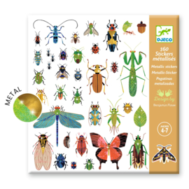 Djeco 160 Metallic Stickers Micro Cosmos DJ09282 | 4+
