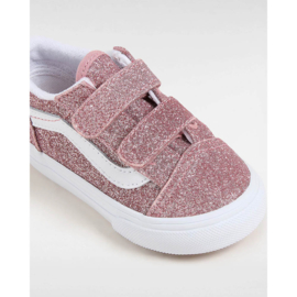 Vans Kids kindersneakers TD Old Skool V - Glitter Rose Gold