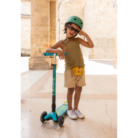 Inklapbare Micro Step Maxi Deluxe - Petrol Green LED | 5-12 jaar