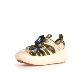 Flower Mountain sneaker sandalen Chomei Junior - Beige-Green-Orange