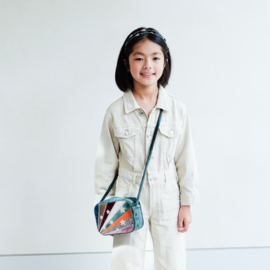 Mimi & Lula | Tasje Luxe Velvet Stripe