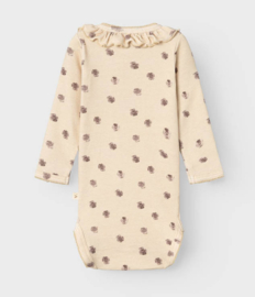 Lil Atelier | Newborn | Gaya longsleeve body | Fog met viooltjes