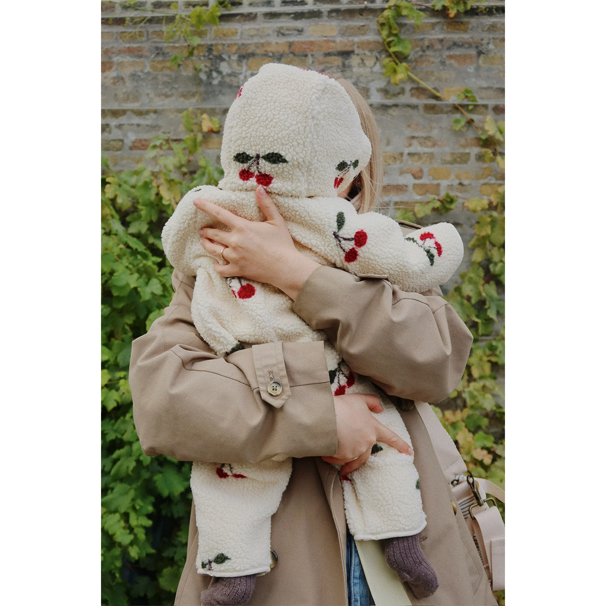 Konges Slojd Jody teddy baby onesie  -  Ma Grande Cerise