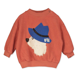 Lotiekids Teddy Baby sweatshirt - Red