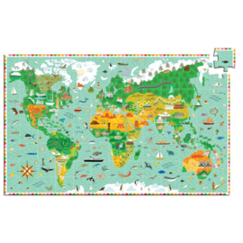 Djeco Observatie puzzel Around The World 200 stukjes (6+)