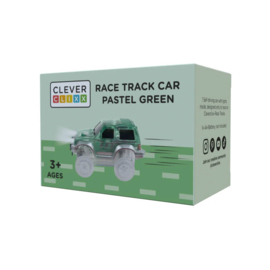 Cleverclixx | Race Track Car Pastel Green