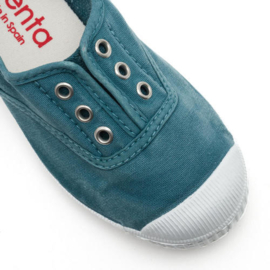 Cienta | Canvas Slip-on kinderschoenen | Jungla Petrol