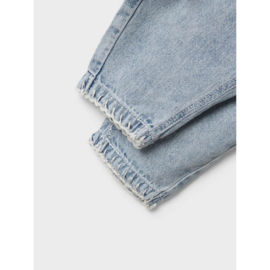 Lil Atelier Funda denim newborn broekje
