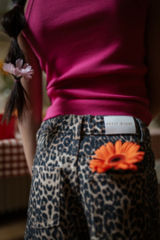 Petit Blush - Ballon Fit Jeans - Leopard AOP