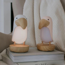 Mary 's | Oplaadbare Bluetooth speaker en LED lamp Toekan roze