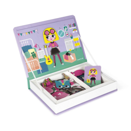 Janod | Magnetibook Kostuums meisjes | 3-8 jaar