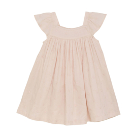 Enfant smocked dress - Soft Pink
