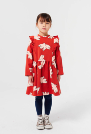 Bobo Choses | Freedom Bird all over ruffle dress