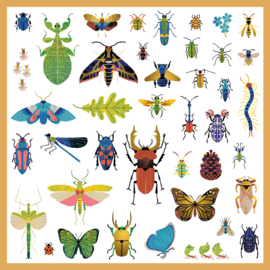 Djeco 160 Metallic Stickers Micro Cosmos DJ09282 | 4+