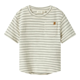 Lil Atelier Denji loose top - Forest Fog