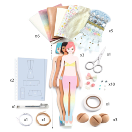 Djeco set Kleding Maken "Fashion by  Caroline" DJ09333 | 7-12 jaar