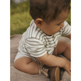 Lil Atelier gestreepte Tadeo suit  - Seagrass