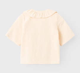 Lil Atelier | Mini | Dallas losvallende blouse | Turtledove