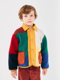 Bobo Choses | Color Block sheepskin jacket | Winterjas