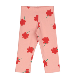 Lotiekids baby leggings Poppies - Pale Pink