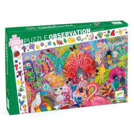Djeco Observatie puzzel Carnaval in Rio 200 stukjes DJ07452 | 6+