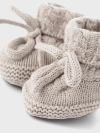 lil Atelier | Newborn | Daio knit slipper | Gebreide babyslofjes