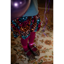 Petit Blush Sequins Skirt  -  Multi Color