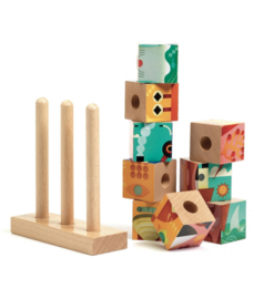 Djeco houten blokken puzzel Puzz-up  Sea (3+)