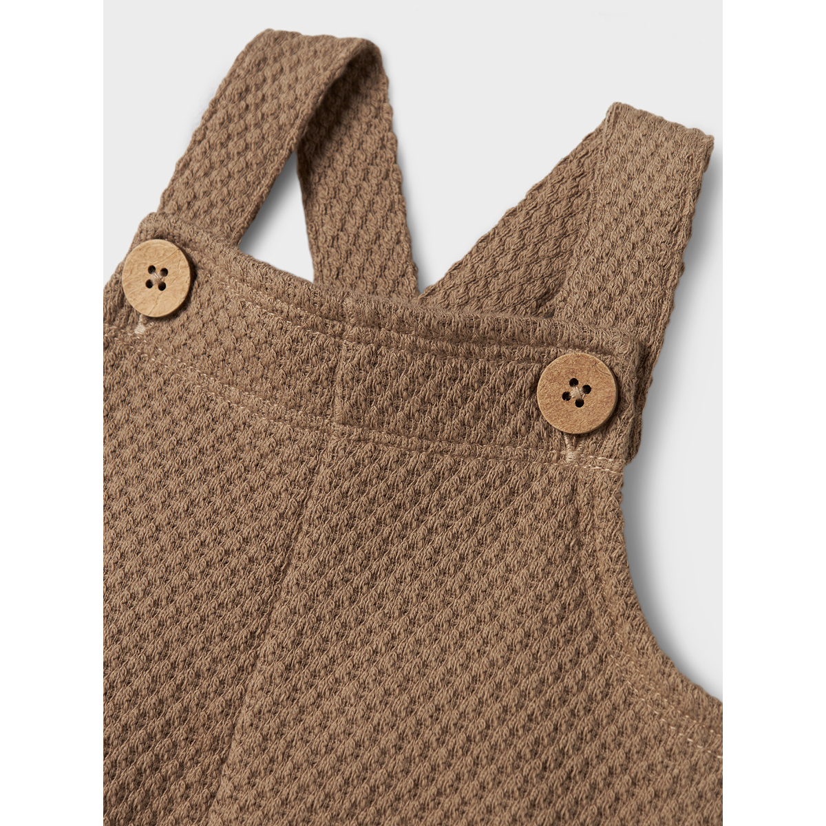Lil Atelier newborn overall Noello  -  Sepia Tint