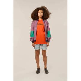 The Campamento Terry Color Block Zipper Purple