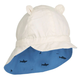 Liewood | Gorm reversible zonnehoedje Shark | Riverside