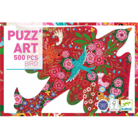 Djeco Puzz' Art puzzel Vogel 500 stukjes DJ07668 | 8+