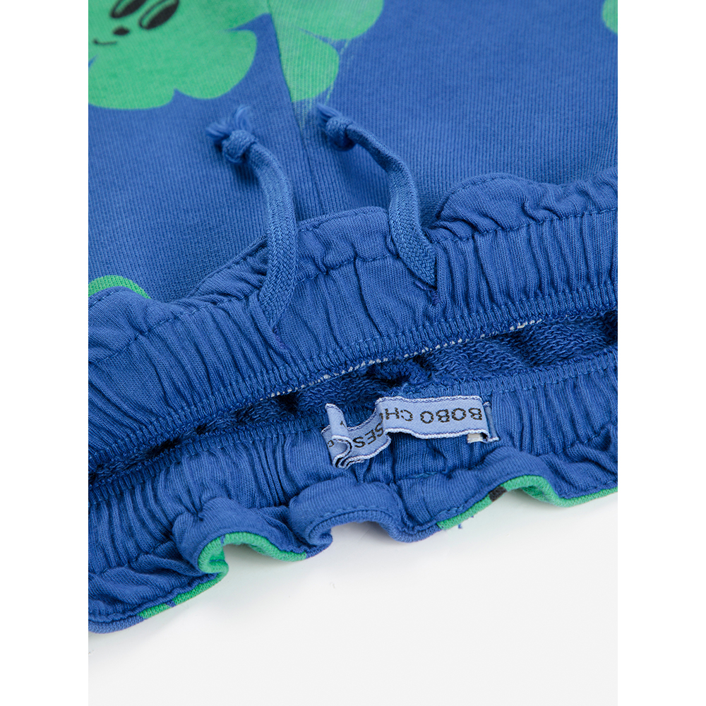 Bobo Choses Lucky Clover all over flare jogging pants