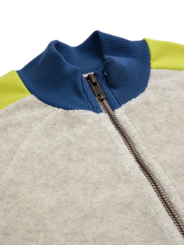 Bobo Choses | Shadow Terry zipped raglan sleeves sweatshirt