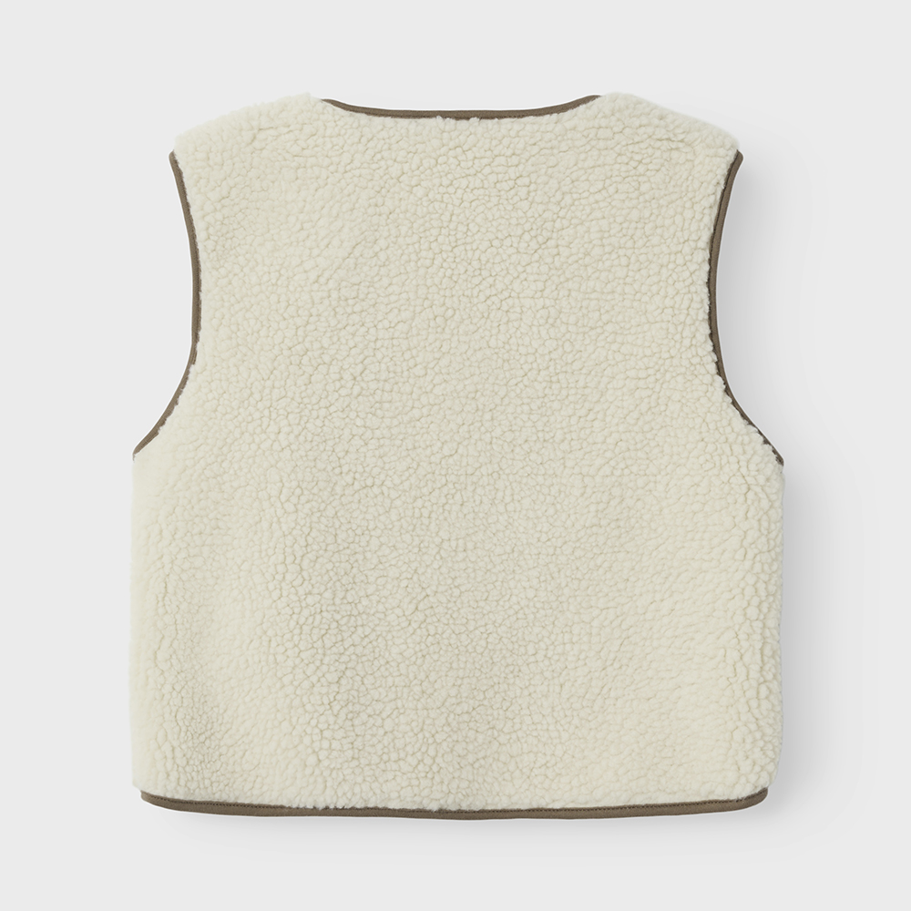 Lil Atelier Lajo teddy gilet