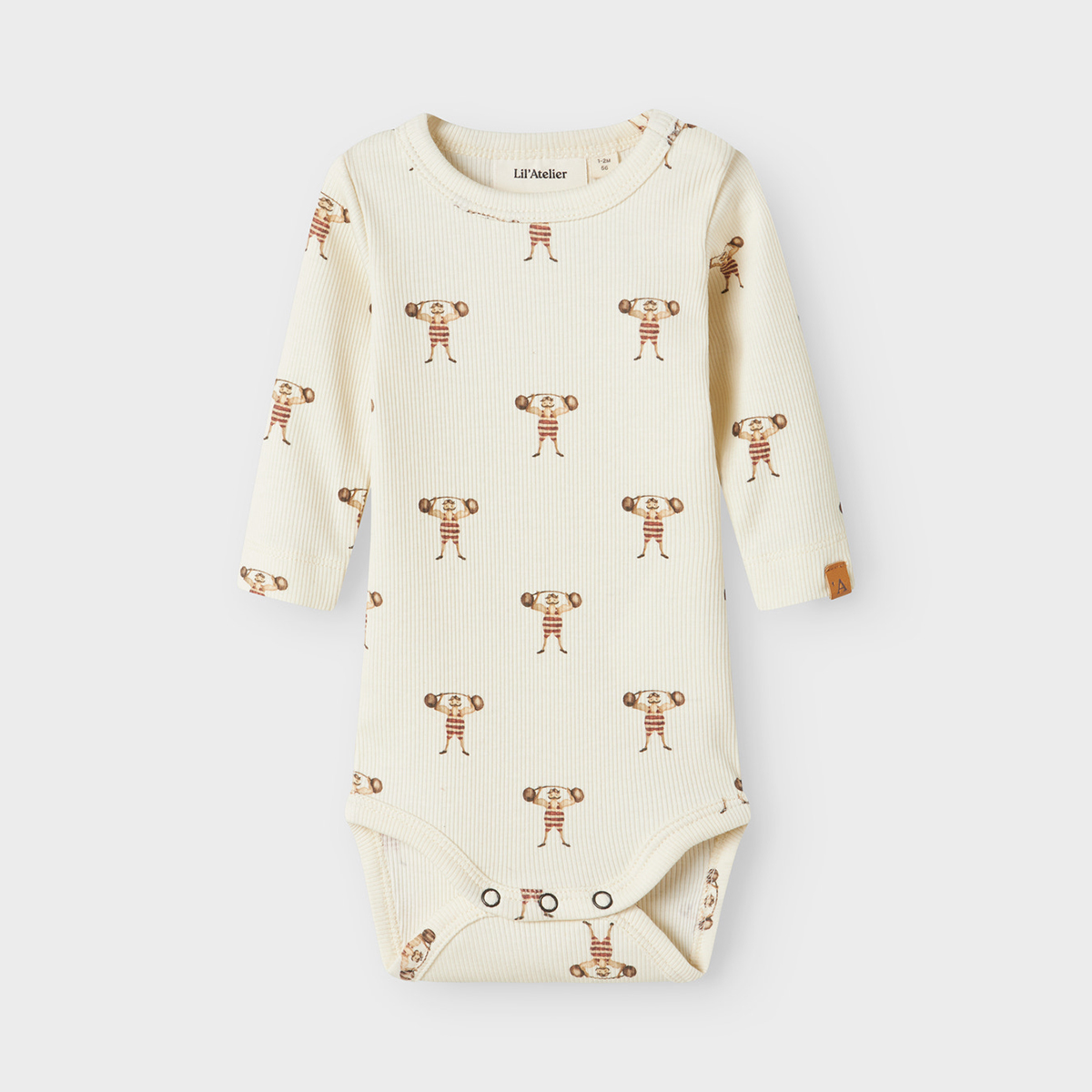 Lil Atelier newborn body Lavo Enk  -  AOP Strong Man